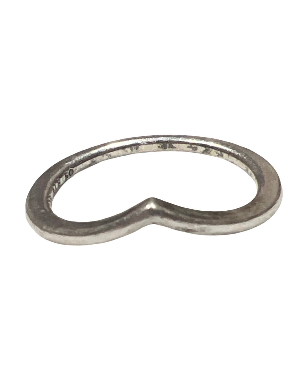 Pandora 925 Sterling Silver Wishbone Ring Size 5.25” 196314